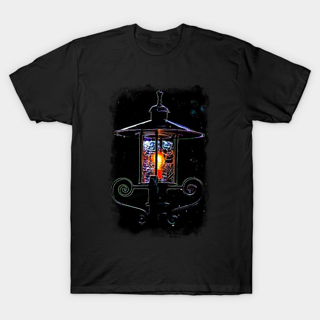 NEON LANTERN - Abstract Tee / Art T-Shirt by VeryPeculiar